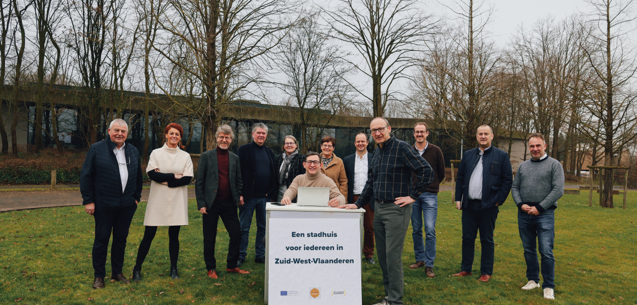  Digitale transformatie Zuid-West-Vlaanderen - gemeente zonder gemeentehuis - persmoment