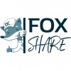 logo fox share donker